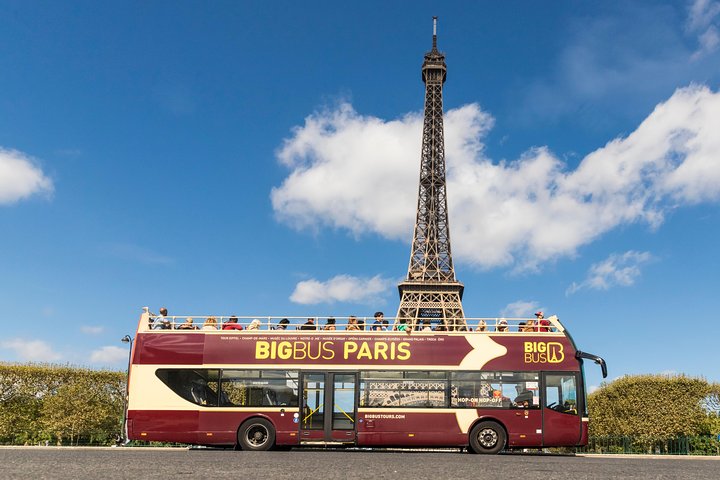 Paris Big Bus Hop-On Hop-Off Tour including Seine River Cruise