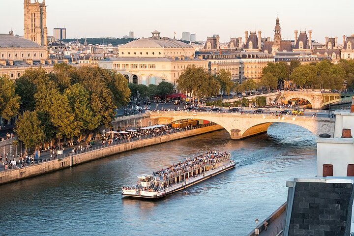 1-Hour River Seine Sightseeing Cruise by Bateaux Mouches