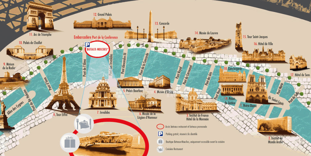 1-Hour River Seine Cruise from the Eiffel Tower