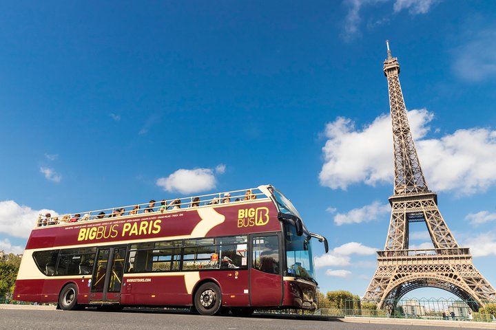 Paris Big Bus Hop-On Hop-Off Tour including Seine River Cruise