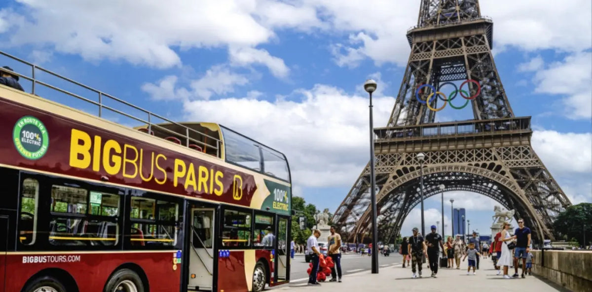 Paris Big Bus Hop-On Hop-Off Tour including Seine River Cruise